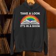 Retros Vintage Rainbow Take a Look It's In a Book Reading Unisex Hoodie Retros Vintage Rainbow Take a Look It's In a Book Reading Unisex Hoodie
