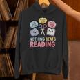 Rock Paper Scissors Nothing Beats Reading Book Lover Unisex Hoodie