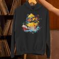 Rubber Duck Reading Book Rubber Duckie Rubber Duckling Unisex Hoodie