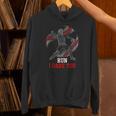 Run I Dare You Baseball Catcher Graphic Players Fans Unisex Hoodie