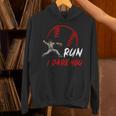 Run Steal I Dare You Humor Baseball Catcher Vintage Unisex Hoodie