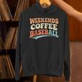 Weekends Coffee Baseball Retro Vibes Unisex Hoodie Weekends Coffee Baseball Retro Vibes Unisex Hoodie