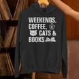Weekends Coffee Cats And Books Unisex Hoodie Weekends Coffee Cats And Books Unisex Hoodie
