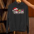 Santa Bruh Baseball Christmas Xmas Meme Pajamas Family Unisex Hoodie