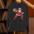Santa Playing Baseball Baseball Lover Baseballer Xmas Unisex Hoodie Santa Playing Baseball Baseball Lover Baseballer Xmas Unisex Hoodie