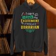 School Librarian Assistant Mask Book Reading Library Unisex Hoodie