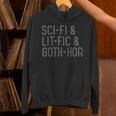 Science Fiction Literary Fiction Gothic Horror Book Readers Unisex Hoodie