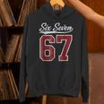 Six Seven Meme Boys Girls Kids 67 Baseball Jersey Unisex Hoodie