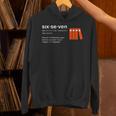 Six Seven Meme Reading Book Lover 6-7 67 Definition Unisex Hoodie