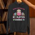 Sloths And Books Saying With Book And Sloth Unisex Hoodie