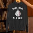 Sorry I Can't It's Volleyball Baseball Season Mom Of Both Unisex Hoodie Sorry I Can't It's Volleyball Baseball Season Mom Of Both Unisex Hoodie