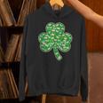 St Patricks Day Bookworm Shamrock Book Lover Unisex Hoodie
