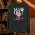 Strike Out Breast Cancer Baseball Warrior Unisex Hoodie Strike Out Breast Cancer Baseball Warrior Unisex Hoodie