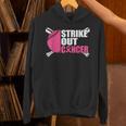 Strike Out Cancer Breast Cancer Awareness Baseball Warrior Unisex Hoodie Strike Out Cancer Breast Cancer Awareness Baseball Warrior Unisex Hoodie