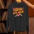 Super Dog Mom Superhero Dog Lover Comic Book Style Unisex Hoodie