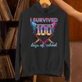 I Survived 100 Days Of School Baseball Boys Students Unisex Hoodie I Survived 100 Days Of School Baseball Boys Students Unisex Hoodie