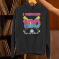 I Survived 100 Days Of School Baseball Cream Drip Boys Unisex Hoodie