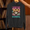 I Survived 100 Days Of School Baseball Ice Cream Drip Unisex Hoodie I Survived 100 Days Of School Baseball Ice Cream Drip Unisex Hoodie