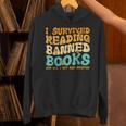 I Survived Reading Banned Books Read Librarian Men Women Unisex Hoodie