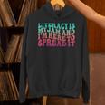 Teaching Pun Literacy Is My Jam Librarian Book Lover Teacher Unisex Hoodie