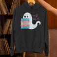 Threadless Grey Sky Chai Trans Book Pride Ghost Graphic Unisex Hoodie Threadless Grey Sky Chai Trans Book Pride Ghost Graphic Unisex Hoodie