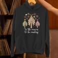 Tis The Season To Be Reading Books Christmas Tree Book Lover Unisex Hoodie