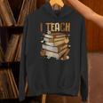 History Month I Teach Melanin Book Black Teacher Unisex Hoodie
