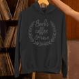 Trendy Books Coffee And Rain Floral V2 Unisex Hoodie