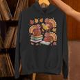 Turkey Reading Books Fall Thanksgiving Teacher Librarian Unisex Hoodie Turkey Reading Books Fall Thanksgiving Teacher Librarian Unisex Hoodie