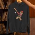 Ugly Christmas Sweater Gingerbread Baseball Toddler Kids Unisex Hoodie