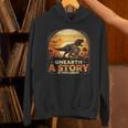 Unearth Story Summer Reading 2026 Dinosaurs Library Reading Unisex Hoodie