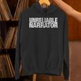 Unreliable Narrator Literary Book Writing Writer Bookish Tee Unisex Hoodie