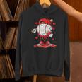 Valentine Baseball Drip Ice Cream Youth Boys Couples Unisex Hoodie Valentine Baseball Drip Ice Cream Youth Boys Couples Unisex Hoodie