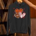 Valentines Baseball Basketball Football Heart Boy Men Unisex Hoodie Valentines Baseball Basketball Football Heart Boy Men Unisex Hoodie