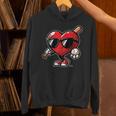 Valentines Day Baseball Heart Bat Sunglasses Men Boys Kids Unisex Hoodie Valentines Day Baseball Heart Bat Sunglasses Men Boys Kids Unisex Hoodie