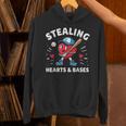 Valentines Day Baseball Stealing Hearts Bases Boys Kids Men Unisex Hoodie Valentines Day Baseball Stealing Hearts Bases Boys Kids Men Unisex Hoodie