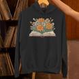 Vintage Book Lover Teacher Wildflowers Reading Read Graphic Unisex Hoodie
