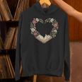 Vintage Book Lover Valentine Heart Unisex Hoodie