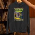 Vintage Horror Comic Book Cover Shadowed Library Zombie Unisex Hoodie Vintage Horror Comic Book Cover Shadowed Library Zombie Unisex Hoodie