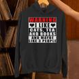 Warning I Like Cats Tea And Books And Maybe Like 3 People Unisex Hoodie