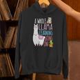 A Whole Llama Learning Going On Book Reading School Llama Unisex Hoodie A Whole Llama Learning Going On Book Reading School Llama Unisex Hoodie
