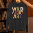 Wild About Art Books Animal Safari Children's Art Teacher Unisex Hoodie Wild About Art Books Animal Safari Children's Art Teacher Unisex Hoodie
