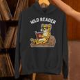 Wild Reader Cool Jaguar With Sunglasses Reading Book Kids Unisex Hoodie