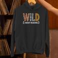 Wild About Reading Book Animal Children's Book Teacher Unisex Hoodie