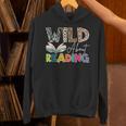 Wild About Reading Reading Books & Bookworm For Book Reader Unisex Hoodie