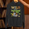 Wild About Reading Books Reader Librarian Wild Animals Lover Unisex Hoodie