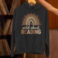 Wild About Reading Cute Rainbow Book Lover Teacher Unisex Hoodie Wild About Reading Cute Rainbow Book Lover Teacher Unisex Hoodie