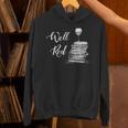 Wine Lovers WELL RED Book Club Drinking Unisex Hoodie Wine Lovers WELL RED Book Club Drinking Unisex Hoodie