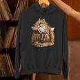Wise Fox Reading A Book In Glasses Unisex Hoodie Wise Fox Reading A Book In Glasses Unisex Hoodie