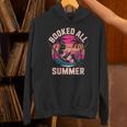 Womens Book Girl Summer Beach Vacation Book Lover Unisex Hoodie